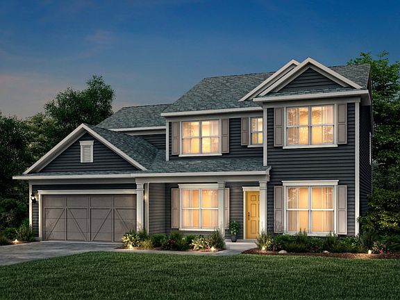 Wingate Exterior 51 features Hardie Board siding, covered front porch and 2 car garage