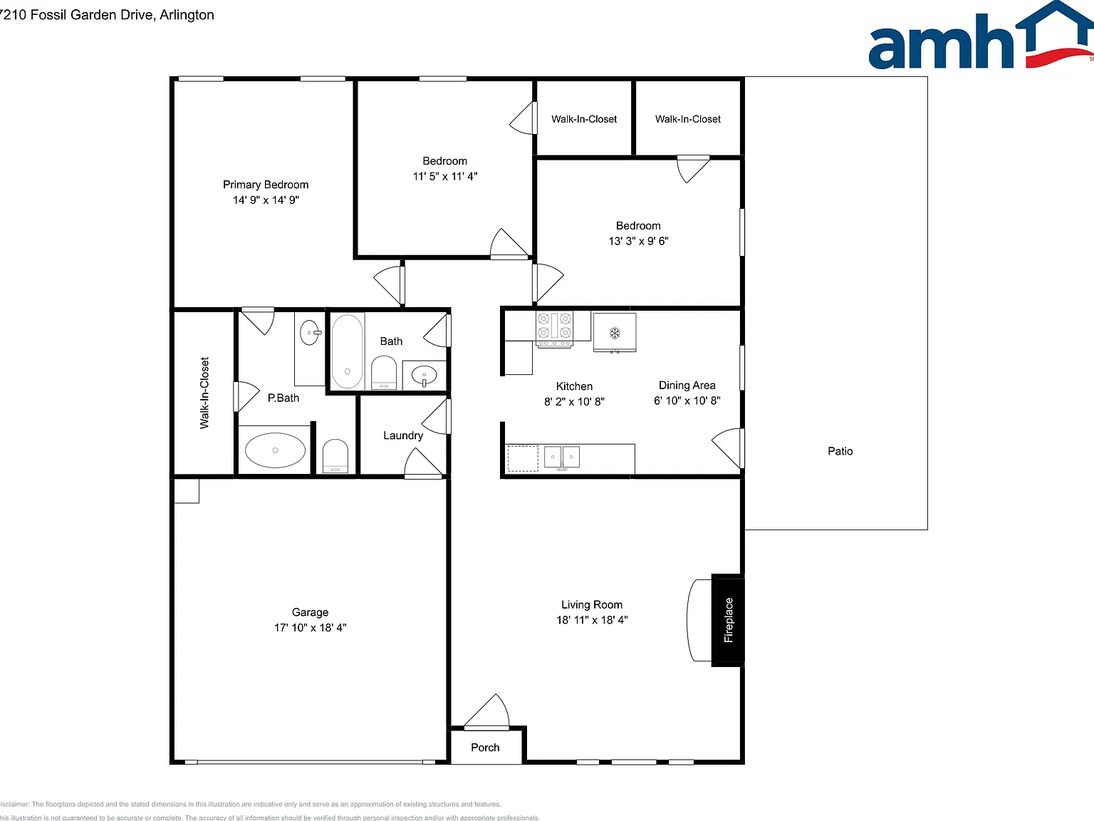 3 bed, 2.0 bath, 1387 sqft, $2,100 — Photo 2