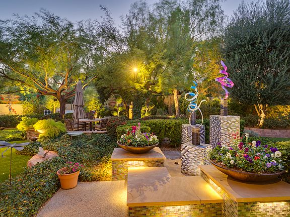 Garden at Sunset