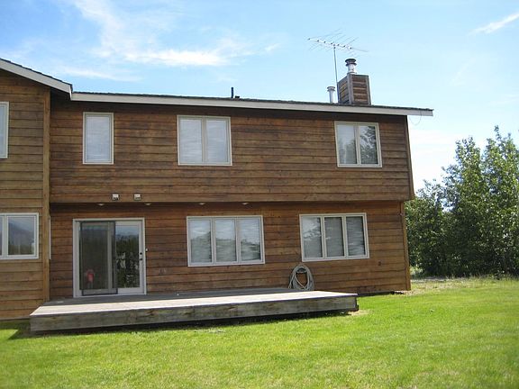 Back of house and lawn