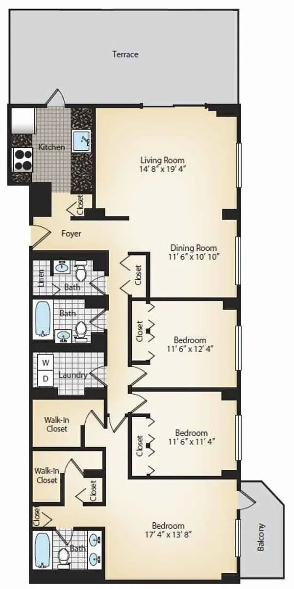 Floor plan Reese