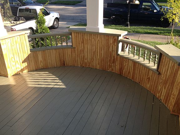 new curved front rail