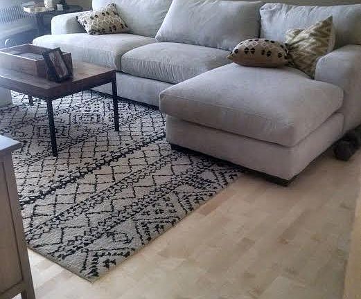 Living room with furniture