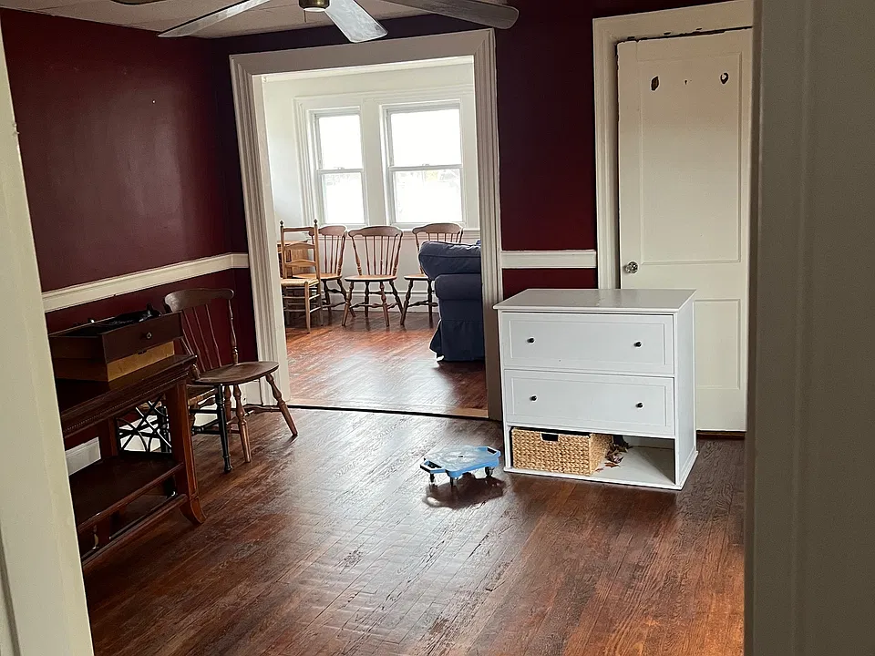 living room and sun room