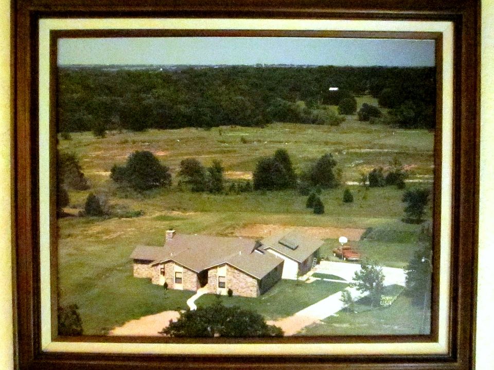 Aerial view of home site