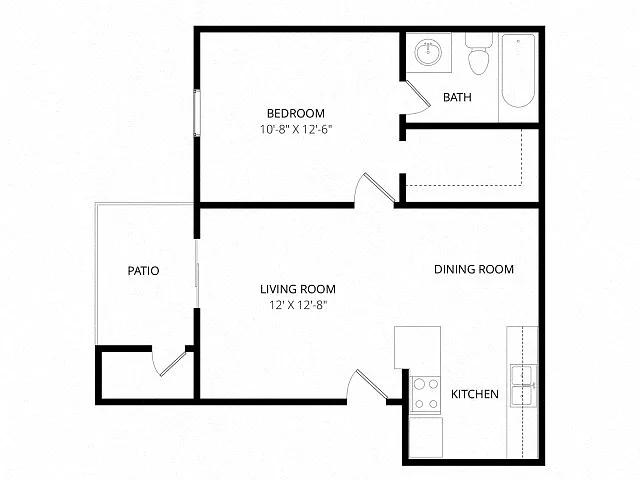 Floor plan 1X1