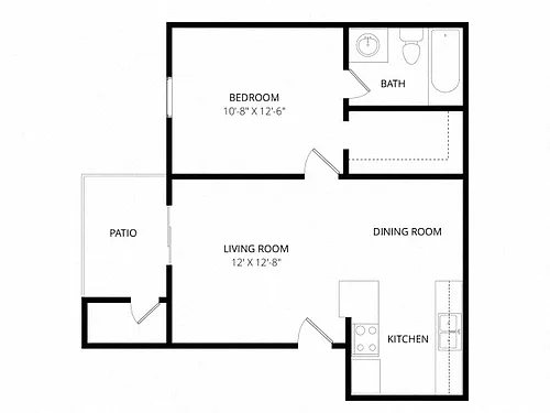 Floor plan 1X1