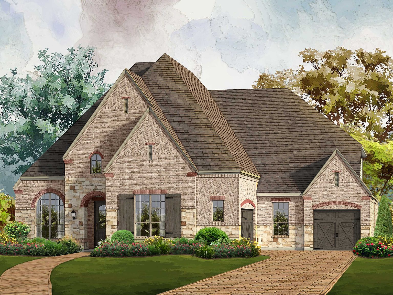 Plan 6171 Plan, Woodforest Huntington: 100ft. lots