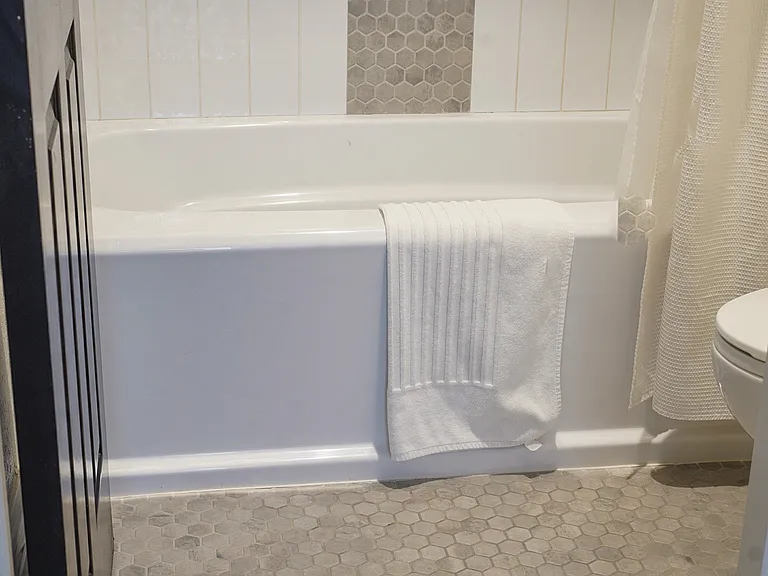 Upstair shower over tub