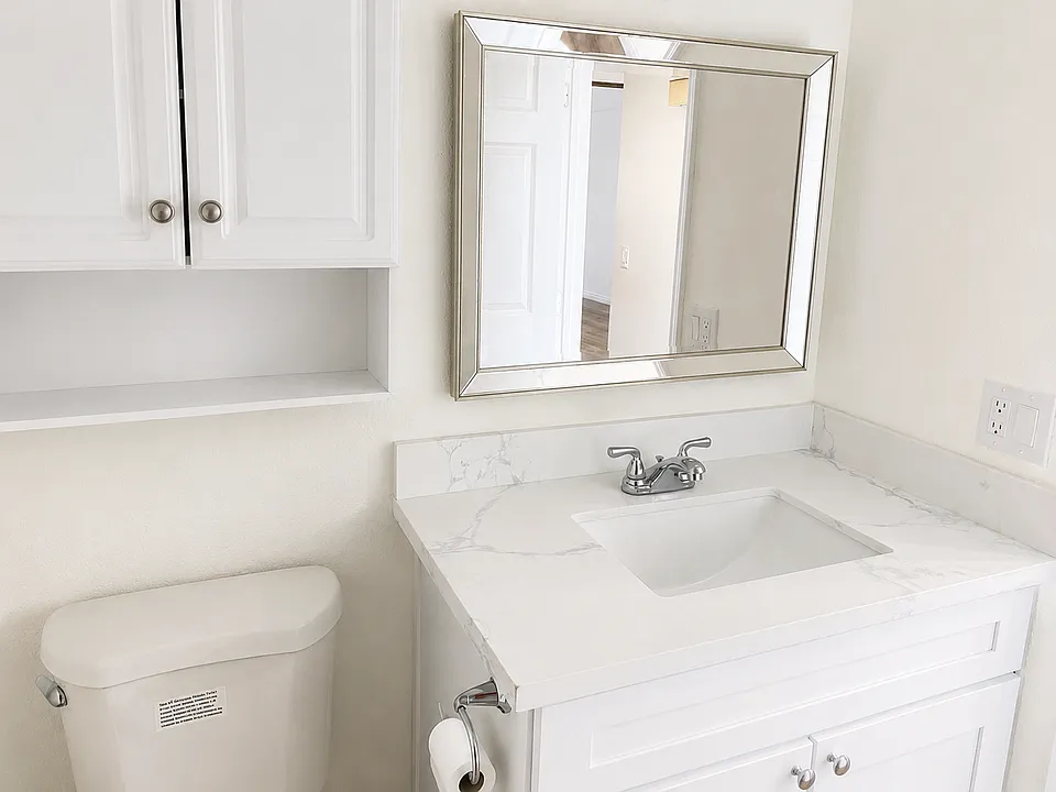 Downstairs powder room