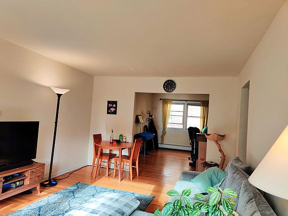 Living room into dining room