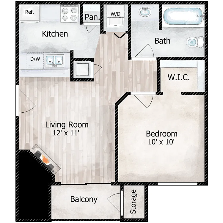 Floor plan Brentwood