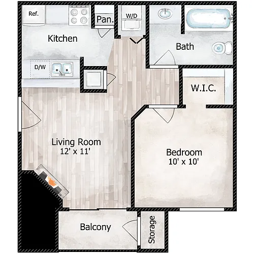 Floor plan Brentwood