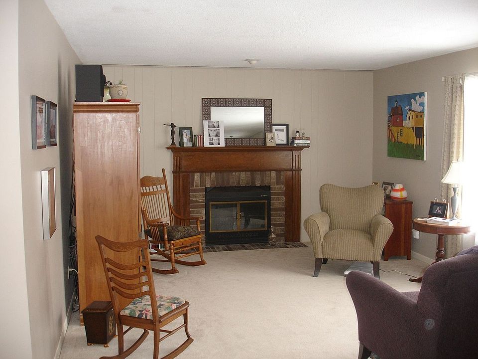 A Cozy Living Room with Fire Place