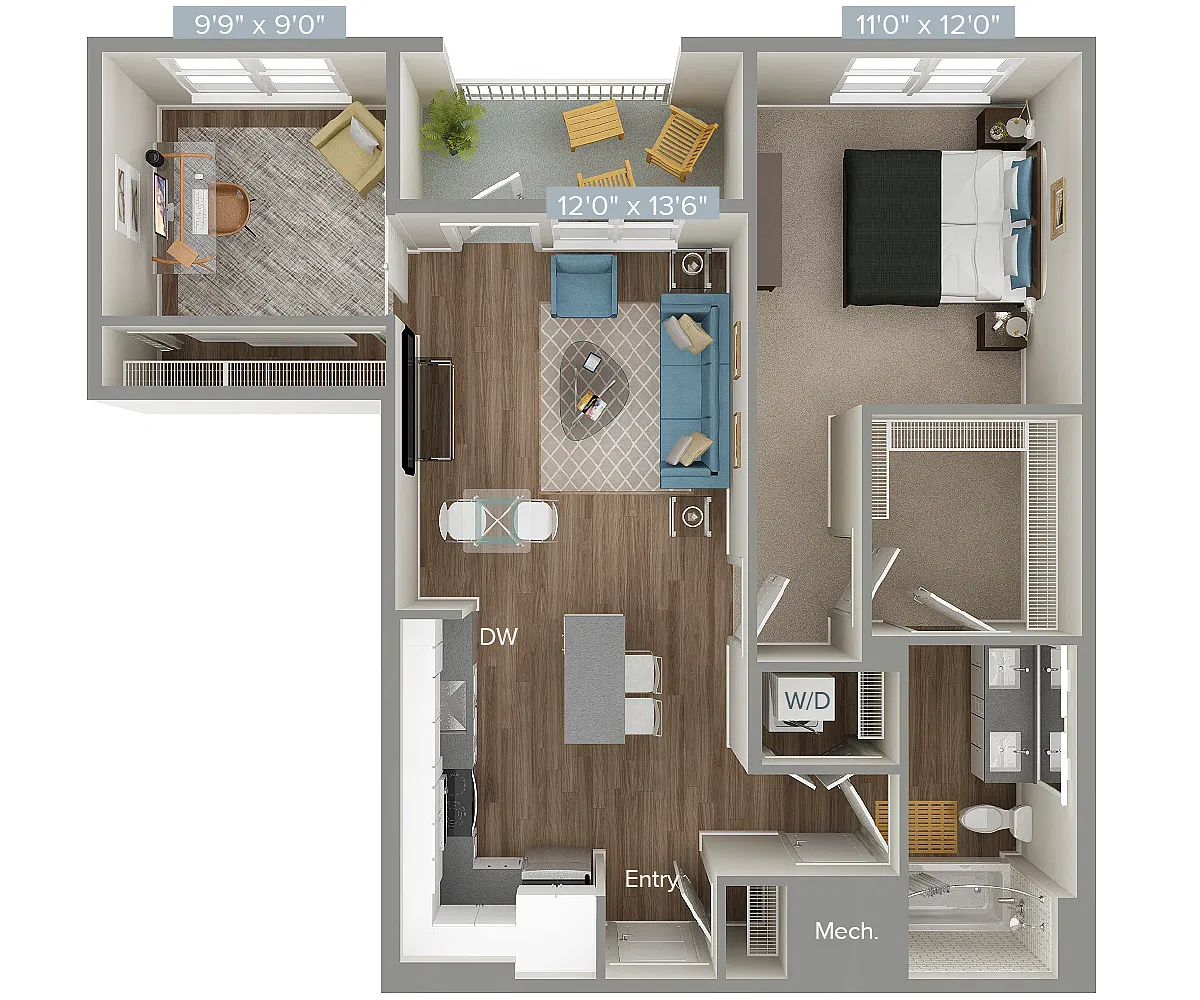 Floor plan A17D-1