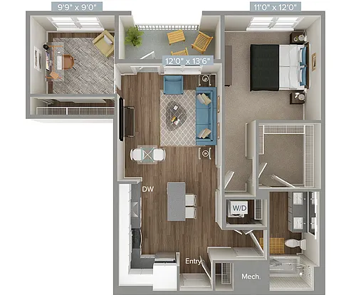 Floor plan A17D-1