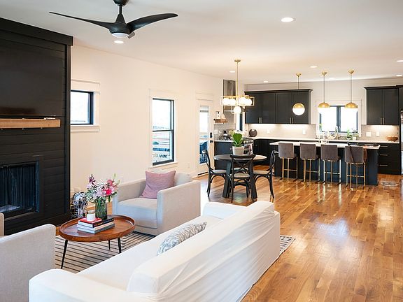 Main Living Room Leading into The Kitchen
