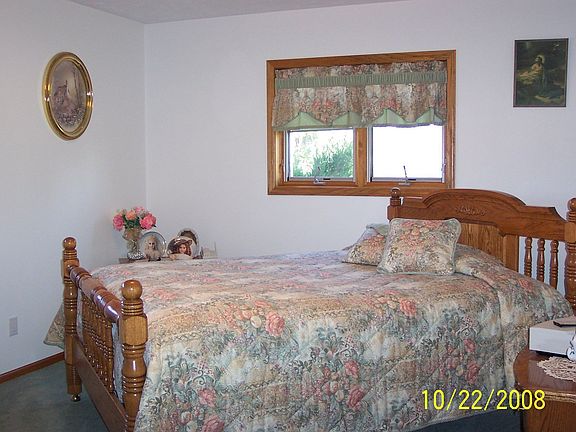 Master bedroom with built-in dresser