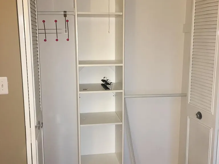 Both bedrooms have closet organizers!