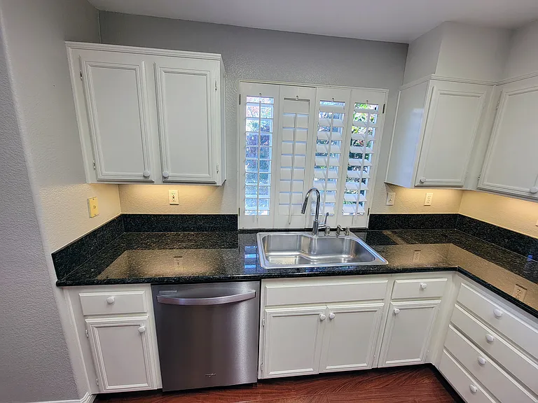 sink and dishwasher