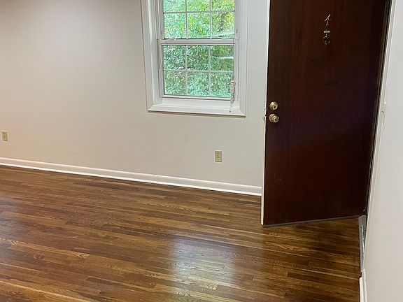 Front door into living room