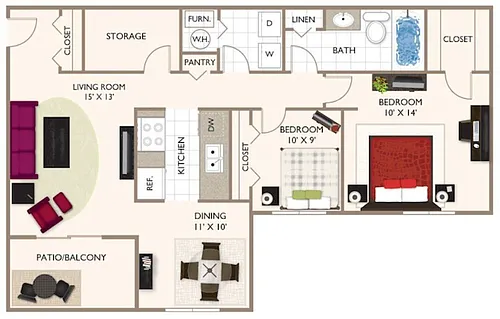 Floor plan Lake Traverse