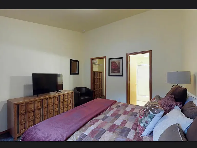 Upstairs - Master Bedroom and walk in closet and en suite bathroom
