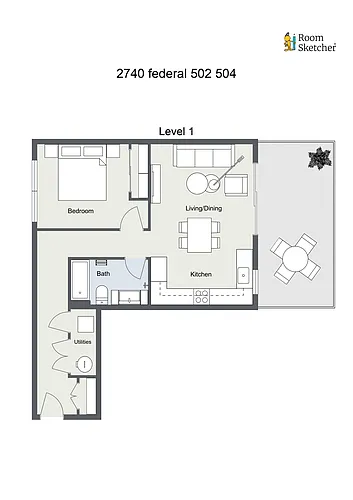 Floor plan 2740 - 502 504