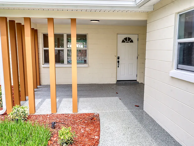 Front walk