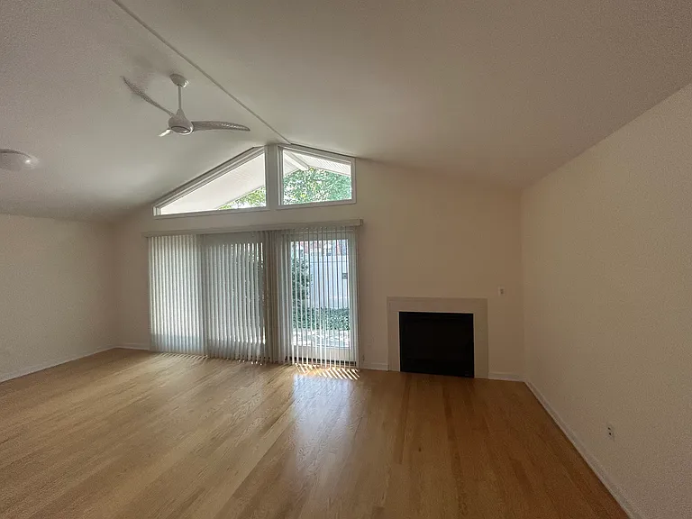 cathedral ceiling and gas fireplace