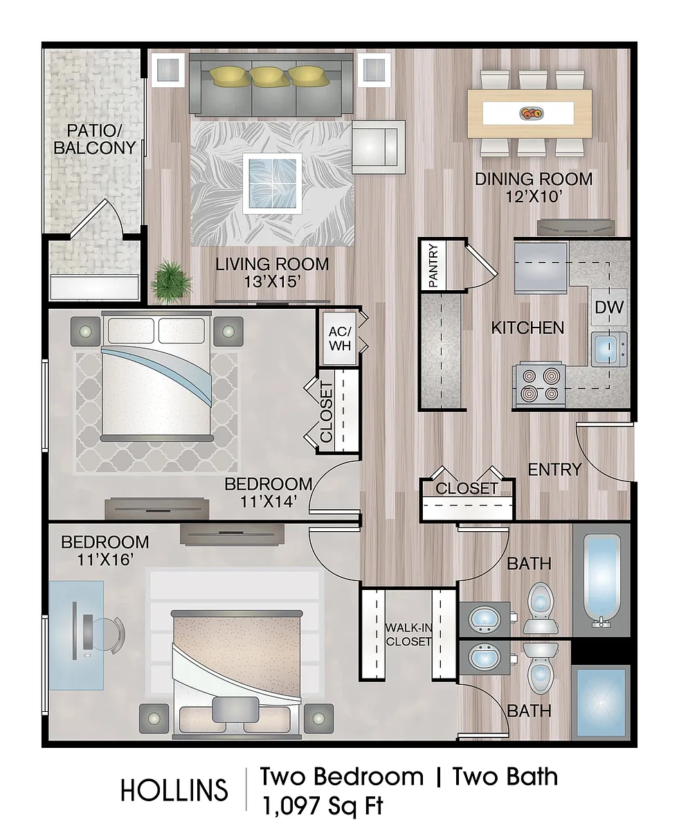 Floor plan Hollins