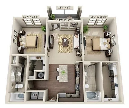 Floor plan Collins