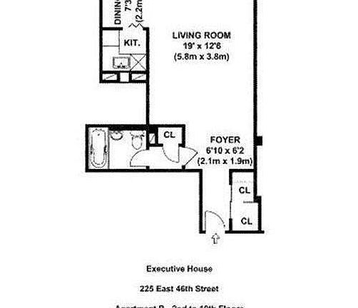 2nd image of 225 E 46th St APT 3B