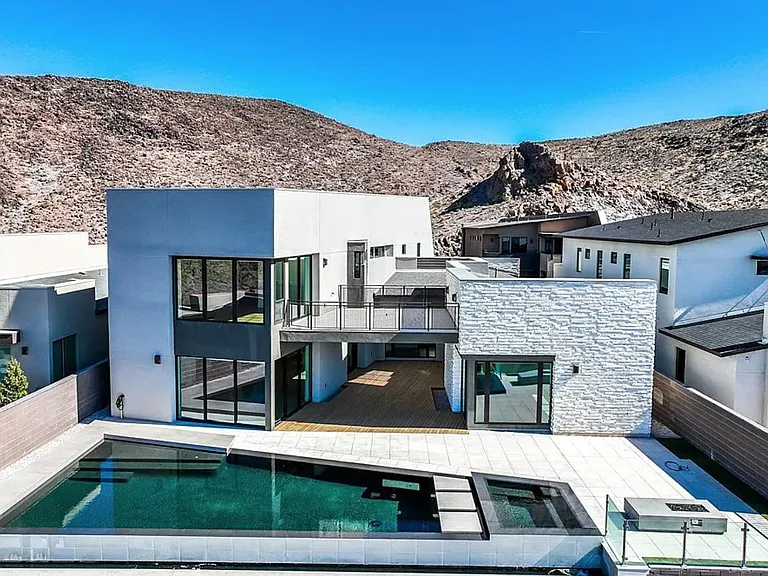 Backside of the home