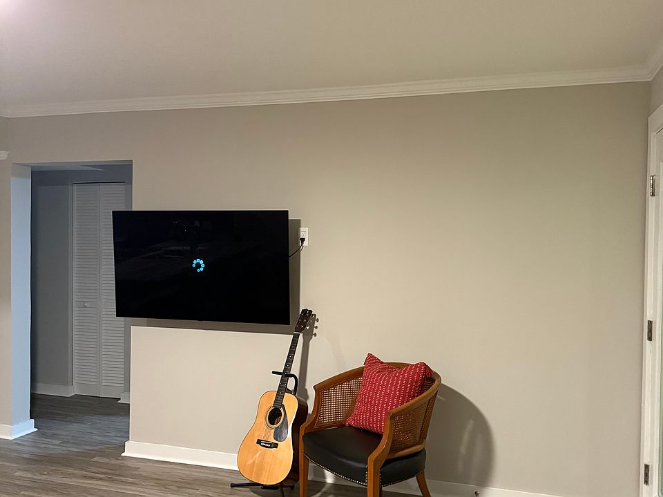 Living room wall by the front door