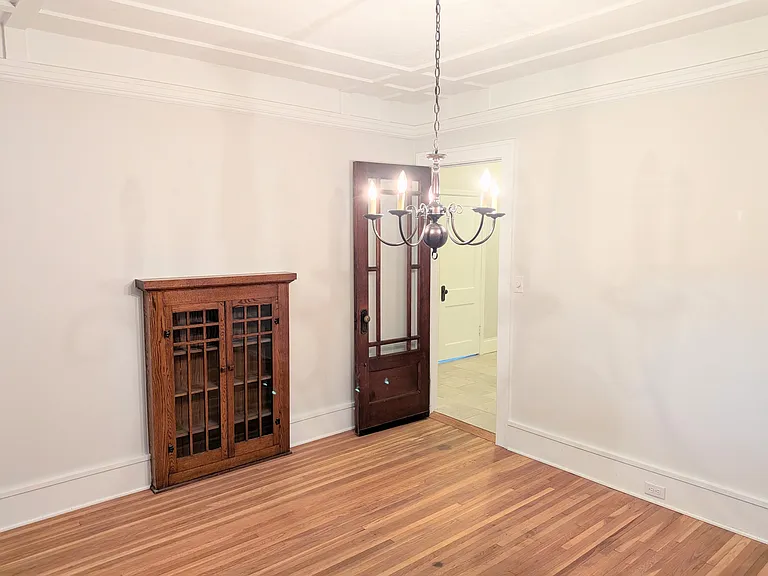Original 1922 built in, doorway to kitchen