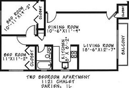 2nd image of 1121 Chalet Dr #2E