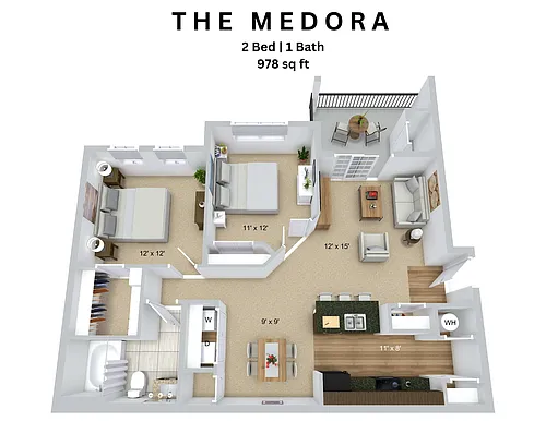 Floor plan Medora