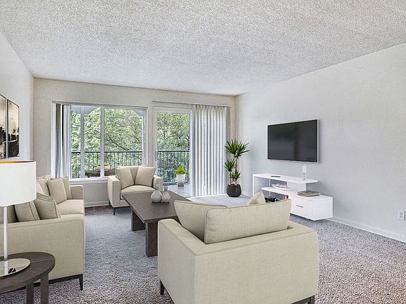 Living Room Sunset Station Apartments Portland Oregon