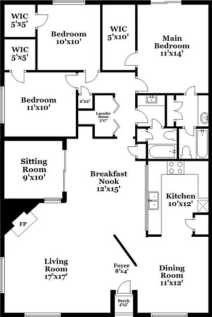 3 bed, 2.0 bath, 1634 sqft, $1,775 — Photo 2