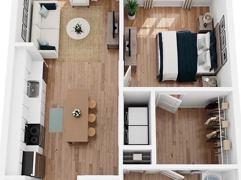 A3.1 | 1x1 | 751 sq ft A3.1 | 1x1 | 751 sq ft