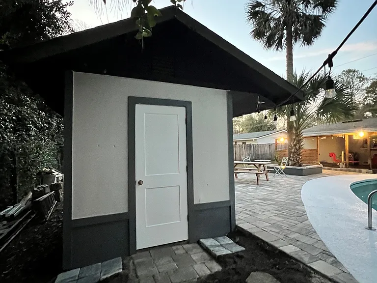 shed for storage and outdoor fun