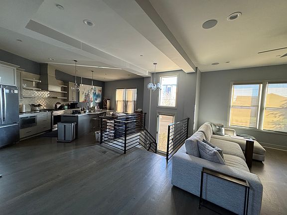 The main floor with newly updated paint