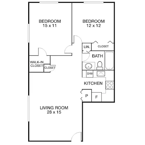 Floor plan Hampton