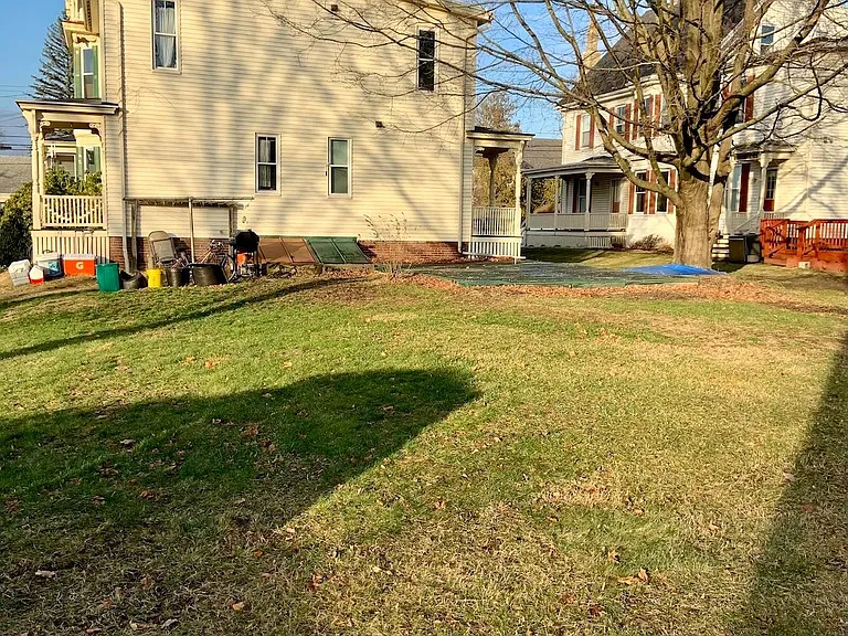 Large backyard