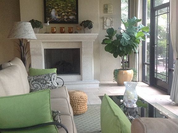 Screened Back Yard Terrace