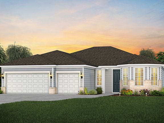 Traditional Elevation with Stone TD2 with Stone