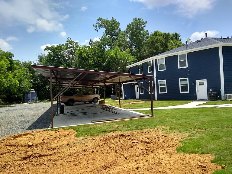 Carport end view