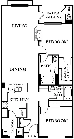 Floor plan The Falcon