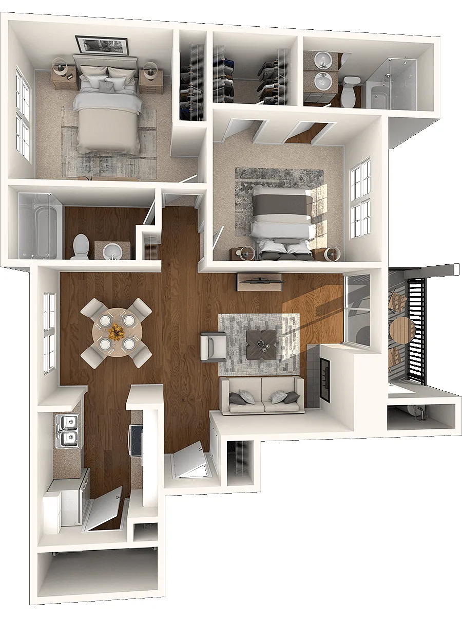 Floor plan Mount Bonnell